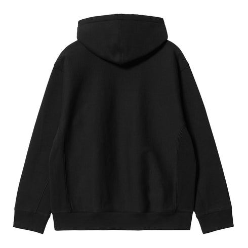 Carhartt WIP Hooded American Script - Black - Streetart.fr