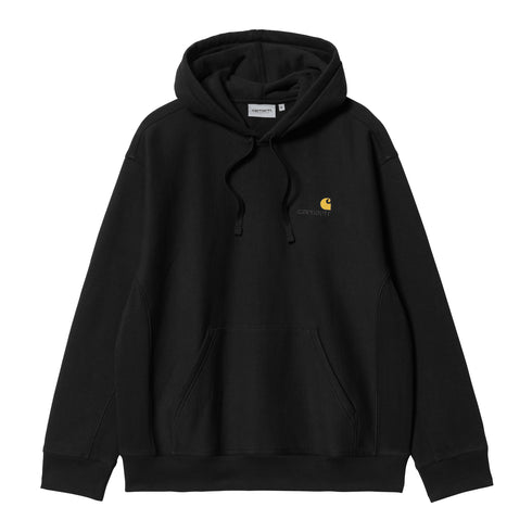 Carhartt WIP Hooded American Script - Black - Streetart.fr