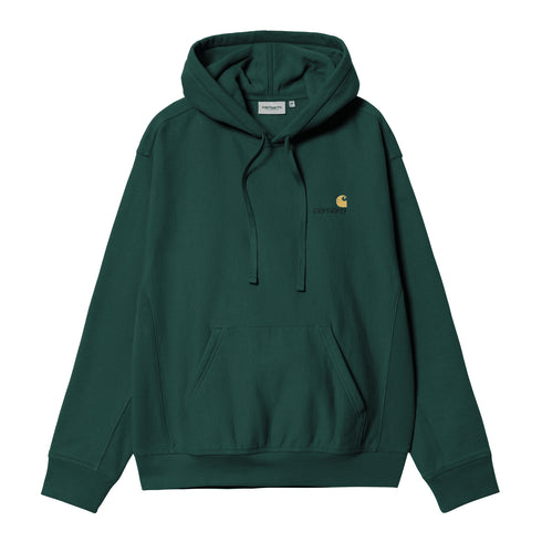 Carhartt WIP Hooded American Script - Dark Fir - Streetart.fr