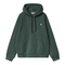 Carhartt WIP Hooded American Script Jacket Sweat - Kale Green - Streetart.fr