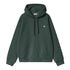 Carhartt WIP Hooded American Script Jacket Sweat - Kale Green - Streetart.fr