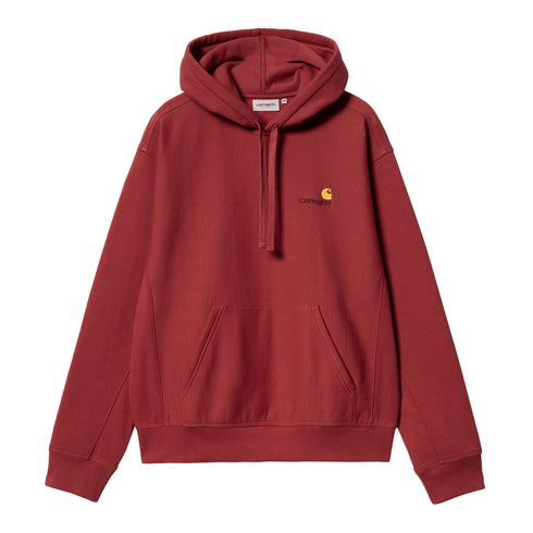 Carhartt WIP Hooded American Script - Tuscany - Streetart.fr