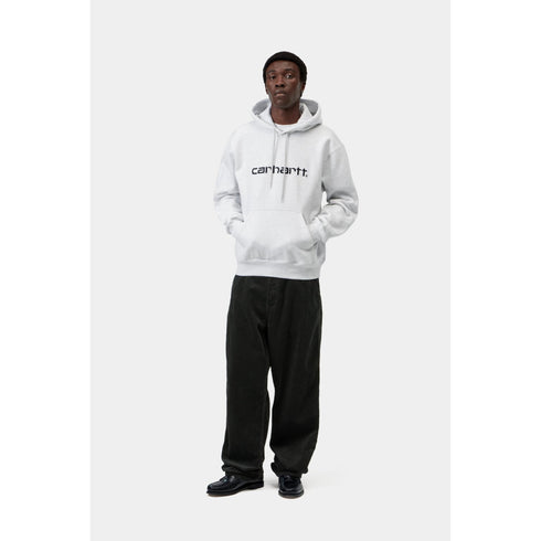 Carhartt WIP Hooded Carhartt Sweat - Ash Heather / Graphite - Streetart.fr