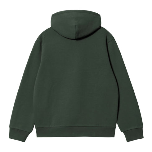 Carhartt WIP Hooded Carhartt Sweat - Dark Scarab / Palisander - Streetart.fr