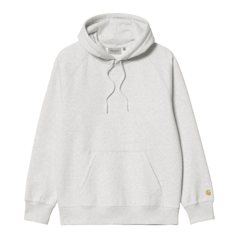 Carhartt WIP Hooded Chase - Ash Heather / Gold - Streetart.fr