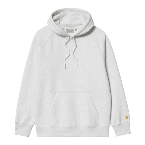 Carhartt WIP Hooded Chase - Ash Heather / Gold - Streetart.fr