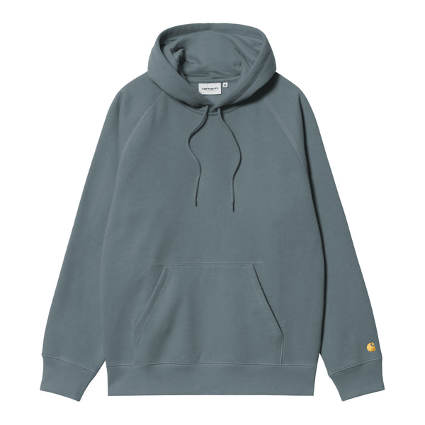 Carhartt WIP Hooded Chase - Cozy Blue / Gold - Streetart.fr