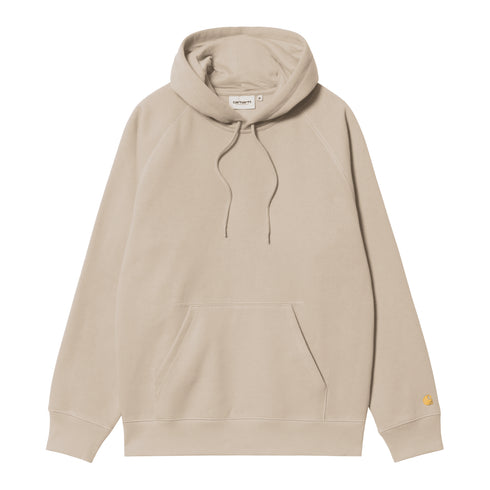 Carhartt WIP Hooded Chase - Fleur De Sel / Gold - Streetart.fr