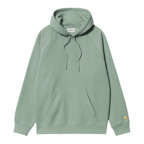 Carhartt WIP Hooded Chase - Frosted Green / Gold - Streetart.fr