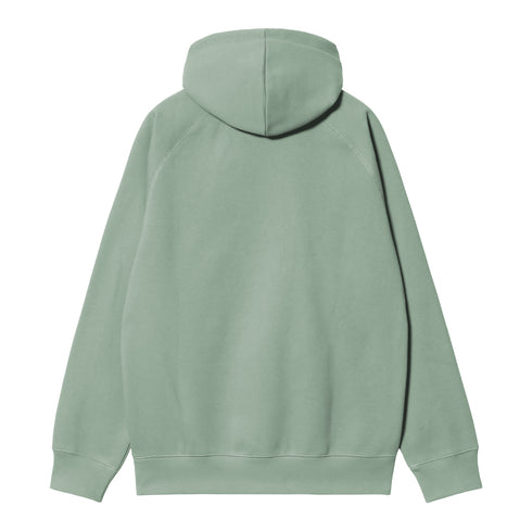 Carhartt WIP Hooded Chase - Frosted Green / Gold - Streetart.fr