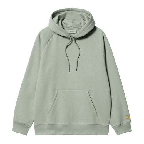 Carhartt WIP Hooded Chase - Glassy Teal / Gold - Streetart.fr
