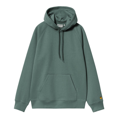 Carhartt WIP Hooded Chase - Silver Pine / Gold - Streetart.fr
