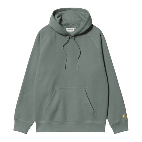Carhartt WIP Hooded Chase - Velvet Green / Gold - Streetart.fr
