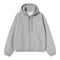 Carhartt WIP Hooded Ebbert Jacket - Grey Heather / White - Streetart.fr