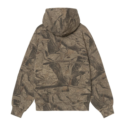 Carhartt WIP Hooded Feather Tree Sweat - Camo Feather Tree Khaki / Garment - Streetart.fr