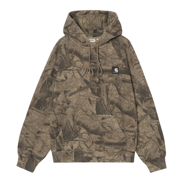 Carhartt WIP Hooded Feather Tree Sweat - Camo Feather Tree Khaki / Garment - Streetart.fr