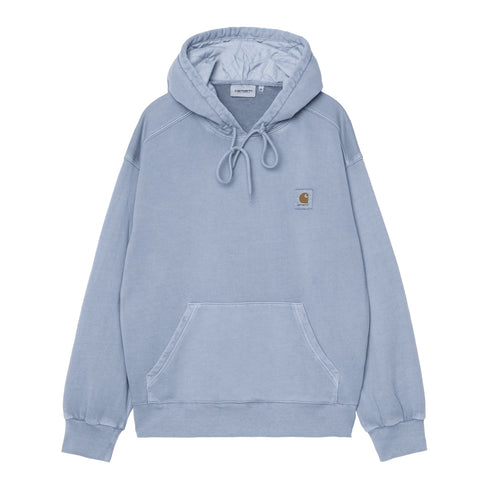 Carhartt WIP Hooded Nelson - Gentle Blue Garment - Streetart.fr