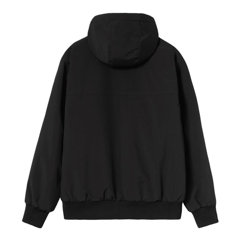 Carhartt WIP Hooded Sail Jacket - Black / White - Streetart.fr