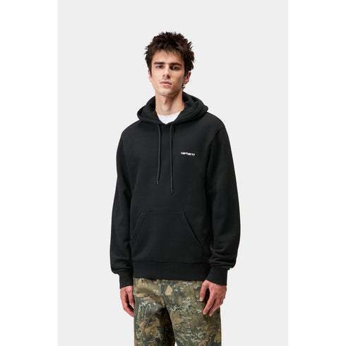 Carhartt WIP Hooded Script Embroidery - Black / White - I035392_0D2_XX