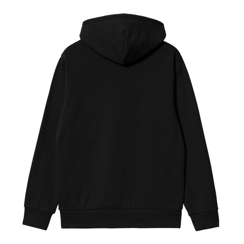 Carhartt WIP Hooded Script Embroidery - Black / White