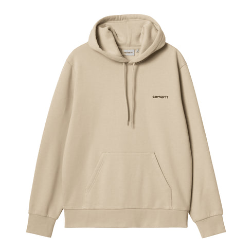 Carhartt WIP Hooded Script - Embroidery Wall / Black - Streetart.fr