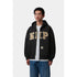 Carhartt WIP Hooded Wip Sweat Jacket - Black Stone Washed - I034691_89_06