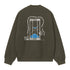 Carhartt WIP Hourglass Sweat - Cypress Stone Washed - Streetart.fr