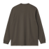 Carhartt Wip L/S Chase T-Shirt - Shungite / Gold - I026392_3X9_XX