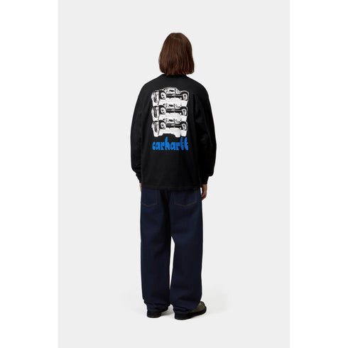 Carhartt WIP L/S Framework T-Shirt - Black - I037235_89_XX