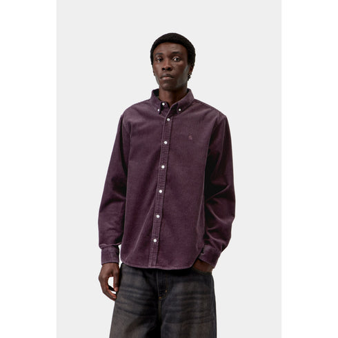 Carhartt Wip L/S Madison Cord Shirt - Cozy Purple - I029958_3J1_XX