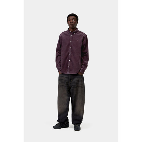 Carhartt Wip L/S Madison Cord Shirt - Cozy Purple - I029958_3J1_XX
