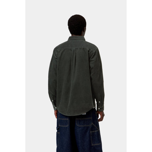 Carhartt WIP L/S Madison Cord Shirt - Raven - I029958_3T6_XX