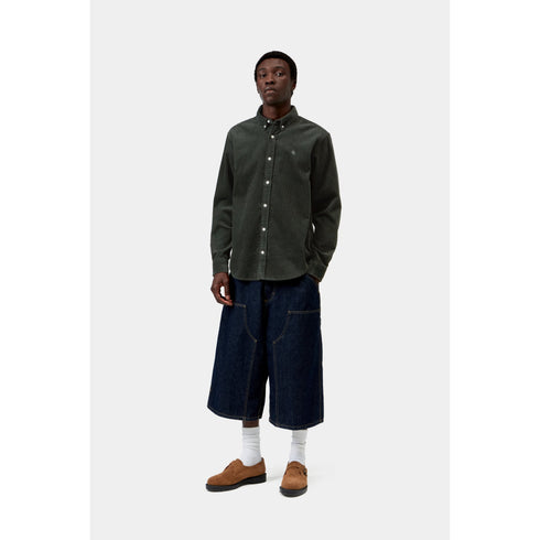 Carhartt WIP L/S Madison Cord Shirt - Raven - I029958_3T6_XX