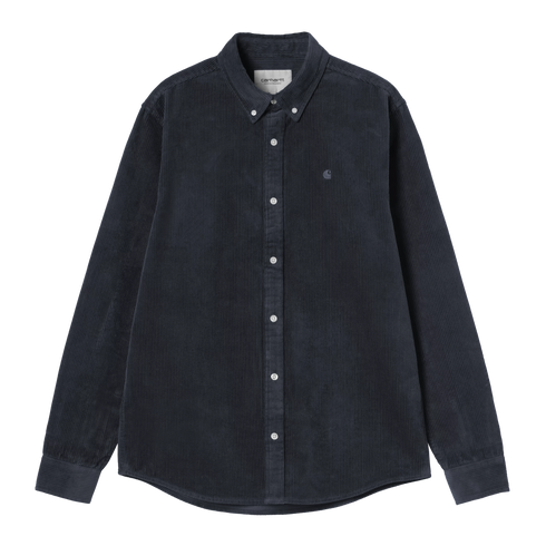 Carhartt Wip L/S Madison Cords Shirt - Dark Navy - I029958_1C_XX