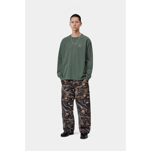 Carhartt WIP L/S Vista T-Shirt - Dark Scarab Garment Dyed - I030779_3U0_GD