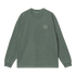 Carhartt WIP L/S Vista T-Shirt - Dark Scarab Garment Dyed - I030779_3U0_GD