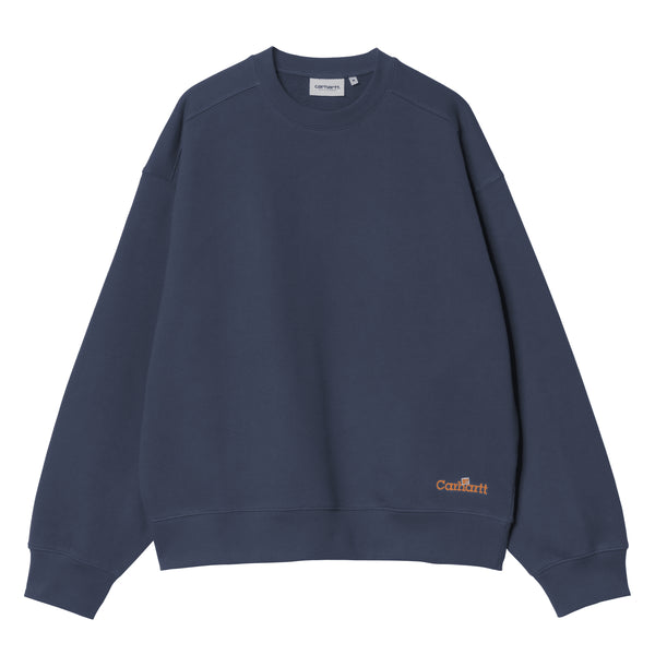 Carhartt WIP Labell Script - Blue - Streetart.fr