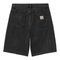 Carhartt WIP Landon Short - Black Stone Washed - Streetart.fr