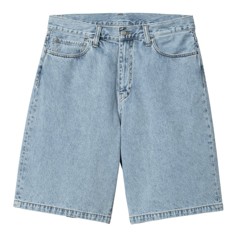 Carhartt WIP Landon Short - Blue Bleached - Streetart.fr