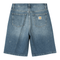 Carhartt WIP Landon Short - Blue Destroy Wash Splatter - Streetart.fr
