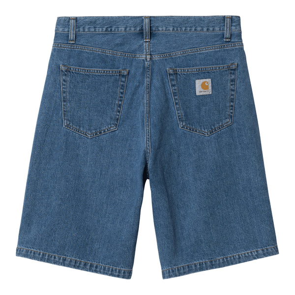Carhartt WIP Landon Short - Blue Heavy Stone Wash