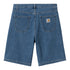Carhartt WIP Landon Short - Blue Heavy Stone Wash - Streetart.fr