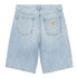 Carhartt WIP Landon Short - Blue Heavy Worn Bleached - Streetart.fr