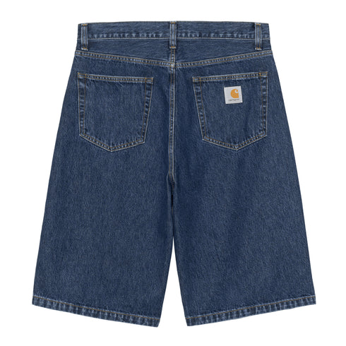 Carhartt WIP Langdon Short - Blue Stone Washed - Streetart.fr