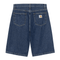 Carhartt WIP Langdon Short - Blue Stone Washed - Streetart.fr
