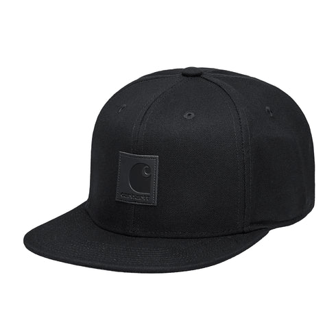 Carhartt WIP Logo Cap - Black - Streetart.fr