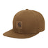 Carhartt WIP Logo Cap - Hamilton Brown - Streetart.fr
