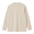 Carhartt WIP L/S American Script - Natural - Streetart.fr