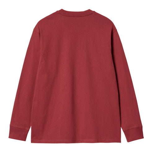 Carhartt WIP L/S American Script T-Shirt Manches Longue Tuscany - Streetart.fr