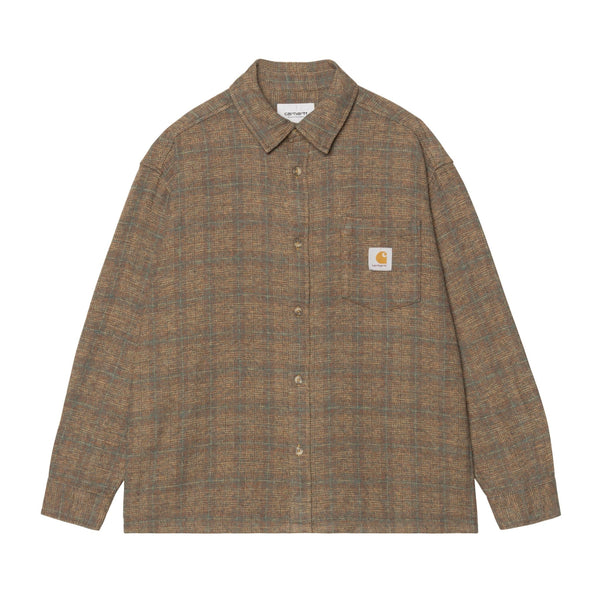Carhartt WIP L/S Bagley Shirt - Bagley Check / Hamilton Bro - Streetart.fr
